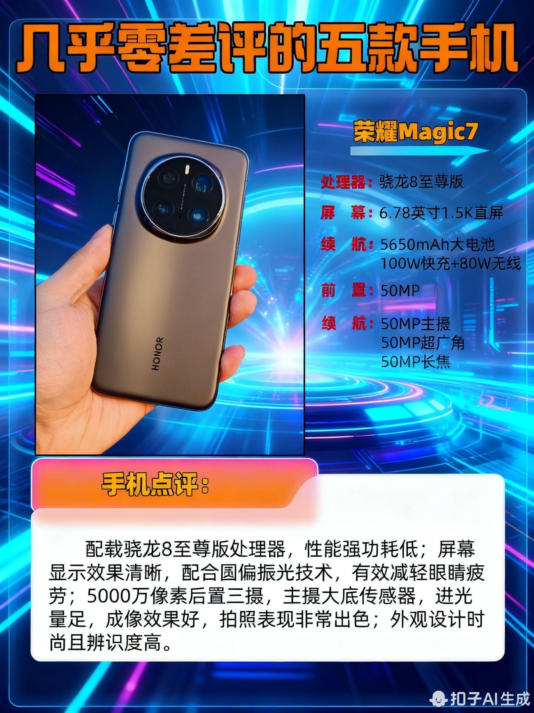 🔥挖到宝了!这 5 款零差评手机简直是数码界的颜值与实力天花板!